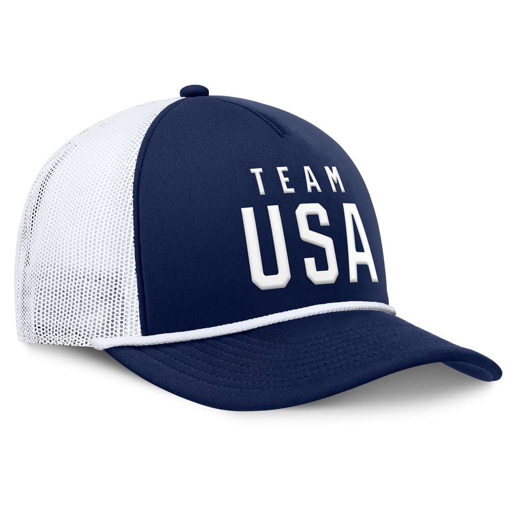  Team USA Fanatics Foam Front Adjustable Trucker Hat - Navy
